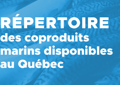Répertoire des coproduits marins disponible au Québec